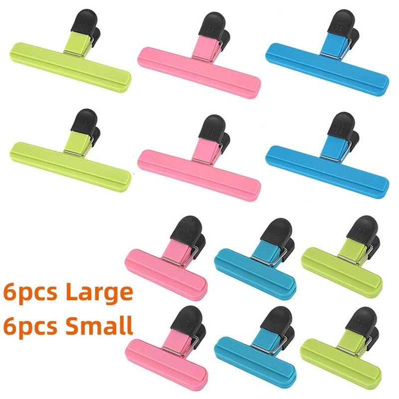 Kitchen T-type Food Sealing Clamp Potato Chips Snack Packaging Strong Sealing Clamp Moisture-proof Plastic Bag Sealing Clip