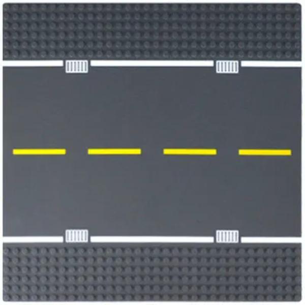 Baseplate Strade Città Strada Incrocio Dritto Curva Incrocio a T Mattoncini Base Plate 32*32 Compatibile Tutte le Marche Città