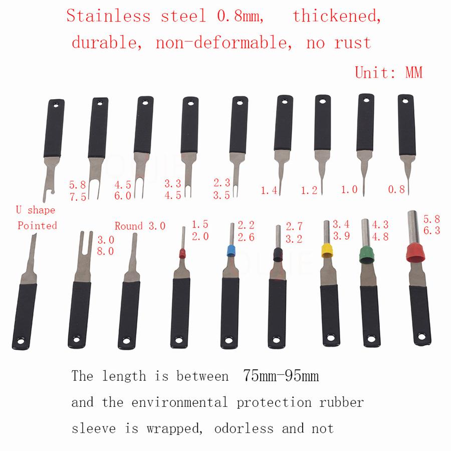 18pcs Terminal Removal Tool for Car Electrical Wiring