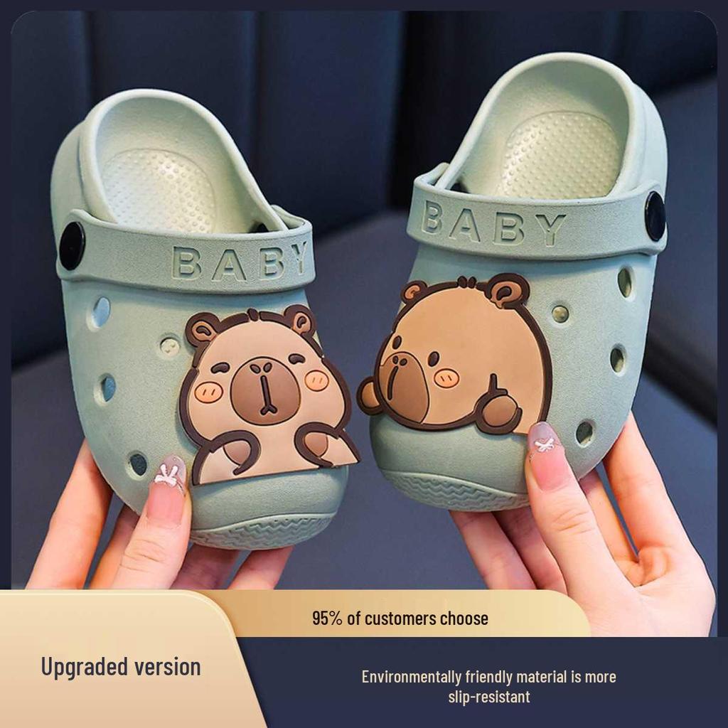 Klapki Dziecięce w Stylu Kreskówkowym 2026: Antypoślizgowe, Miękkopodstawne, Dwustronne Sandały dla Chłopców i Dziewcząt