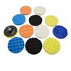 12Pcs 5Inch Foam Buffing Polishing Pads Kit, With Coral Fleece Pad, Backing Plate, M14 Drill Adapter, Car Buffing Kit For Car Polishing, Waxing,