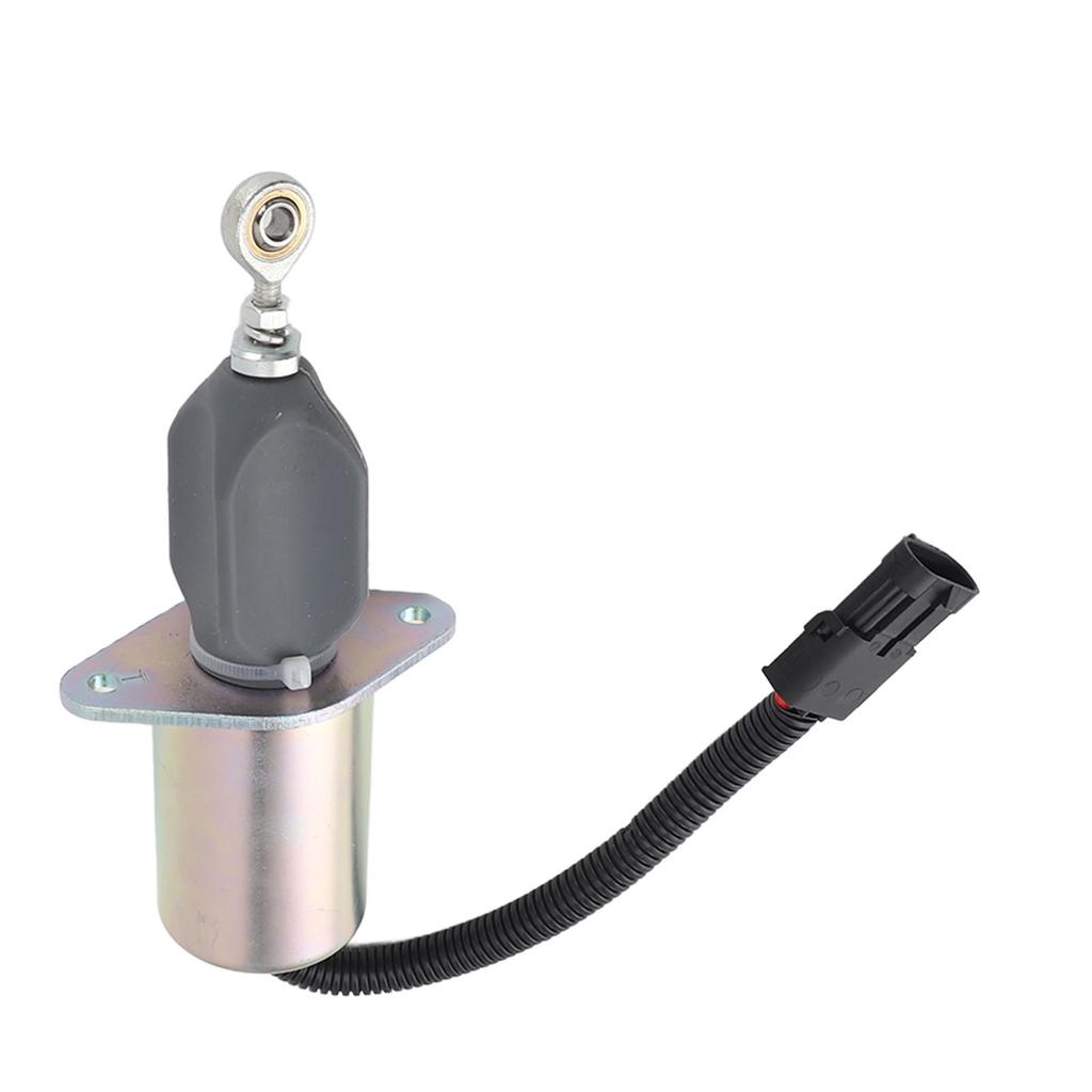 Flame Out Solenoid Valve Replacement Metal High Accuracy Sensitive Engine Stop Solenoid Valve 12V