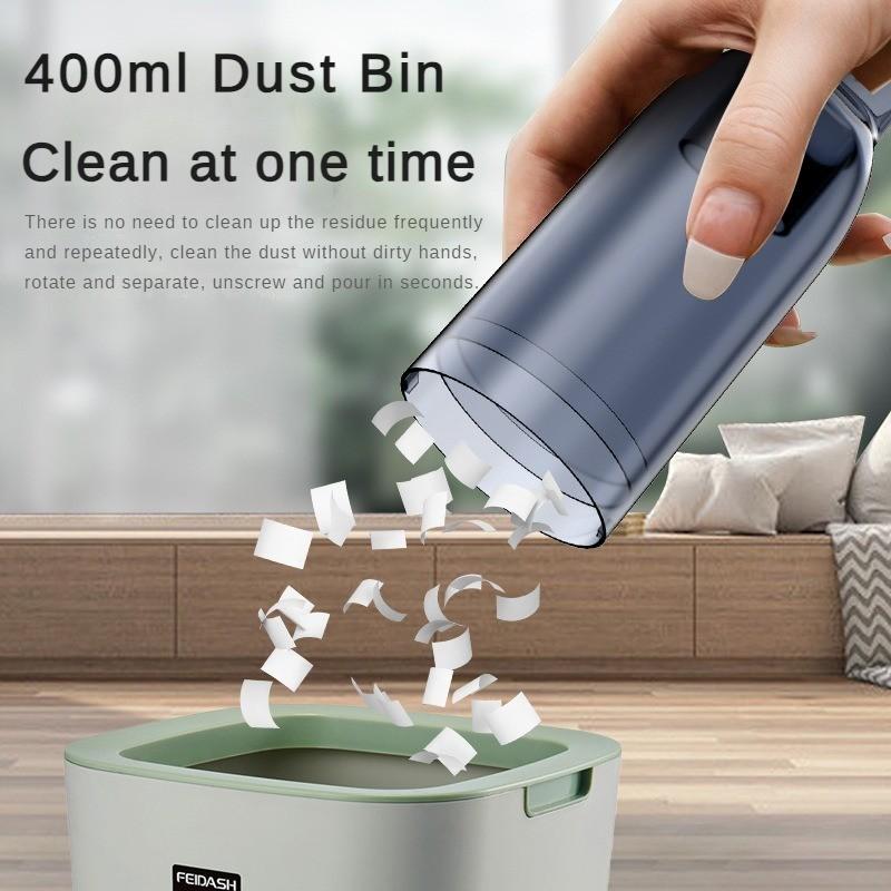 120W High-power Car Mounted Vacuum Cleaner Portable Wireless Handheld Vacuum Cleaner Small Household Desktop Vacuum Cleaner