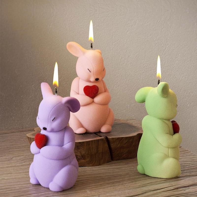 Animal Shaped Candle Mold Gypsum Ornament Mould Home Decoration Molds Handmade Jewelry for Aromatherapys Enthusiasts