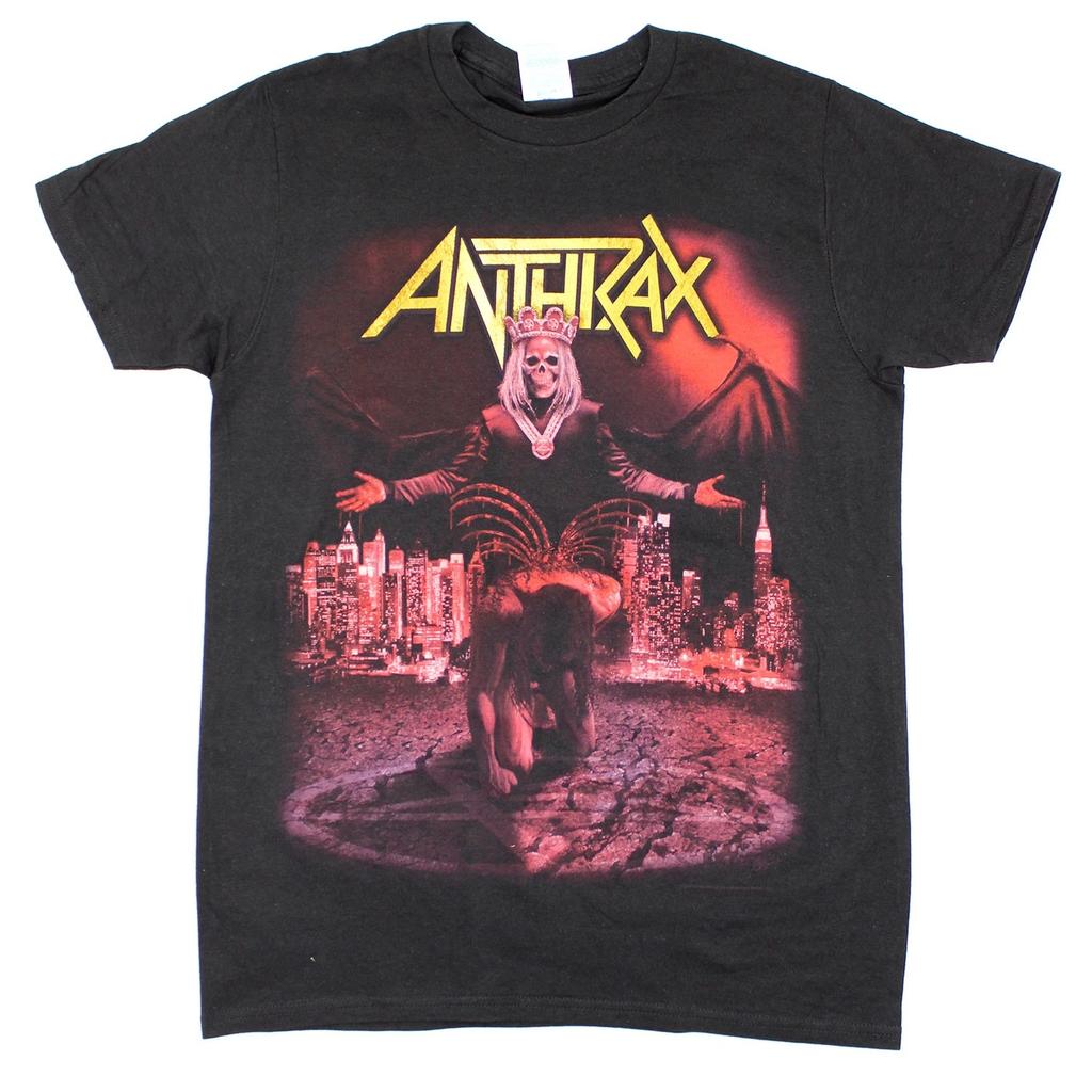 Men's Anthrax Bloody Wings 2018 Tour Tee (T-SJ) T-shirt Small Black