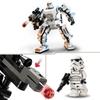 Lego® star wars 75370 le robot stormtrooper, jouet pour enfants, figurine à construire avec minifigurine