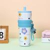 New Bingba Cup 111 Stainless Steel Thermos Cup High Value Women's Portable Straw Cup Large Capacity Car Coffee Cup