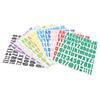 12 ks nažehlovacích písmen 12 barev Odolnost proti oděru Nálepka pro přenos tepla Nažehlovací nálepka