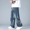 Spodnie jeansowe z szerokimi nogawkami Wiosna Jesień Spodnie męskie Neutralne Casual Moda uliczna Spodnie oversize Jeansy Outdoor Moda