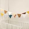 Modern & Stylish Cotton Bunting Flags Contemporary Flag Garland for Baby Shower Party Decor & Newborn Photography Props