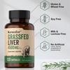 Grassfed Liver 4500 Mg Dietary Supplement, 120 Capsules Per Bottle