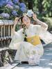 Dámské japonské kimono a yukata šaty pro formální fotografování