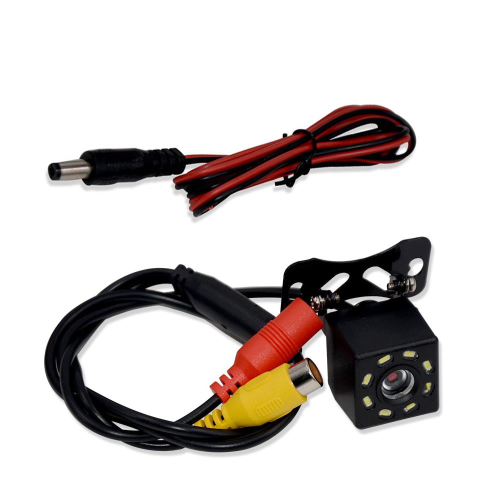 Car Rear View Camera 8 LED Night Vision Reversing Auto Parking Monitor CCD Waterproof HD Video