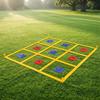 Noughts & Crosses-Toe Toss Game with Easy To Set Up for Park, Parties