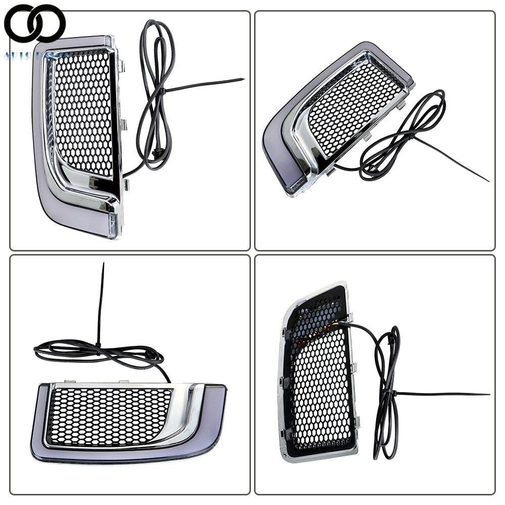 LED Fairing Lower Grill Turn Signal Running Light For 2014-2020 Touring Glide