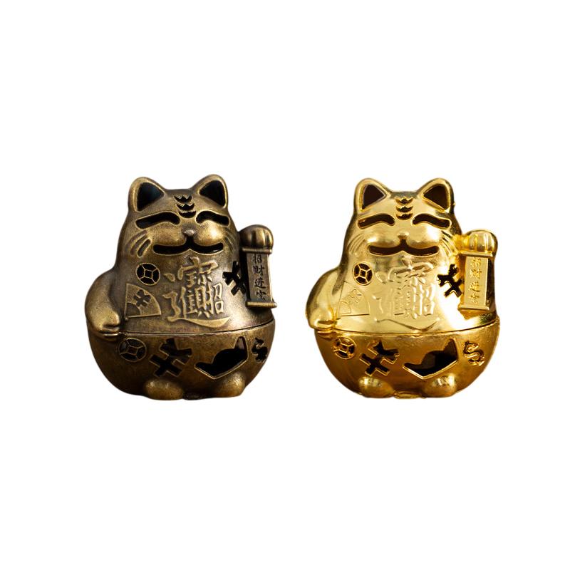 Vintage Alloy Incense Burner Stick Holder Three Legged Hollow Out Mini Sandalwood Censer Incense Burner Home Decoration