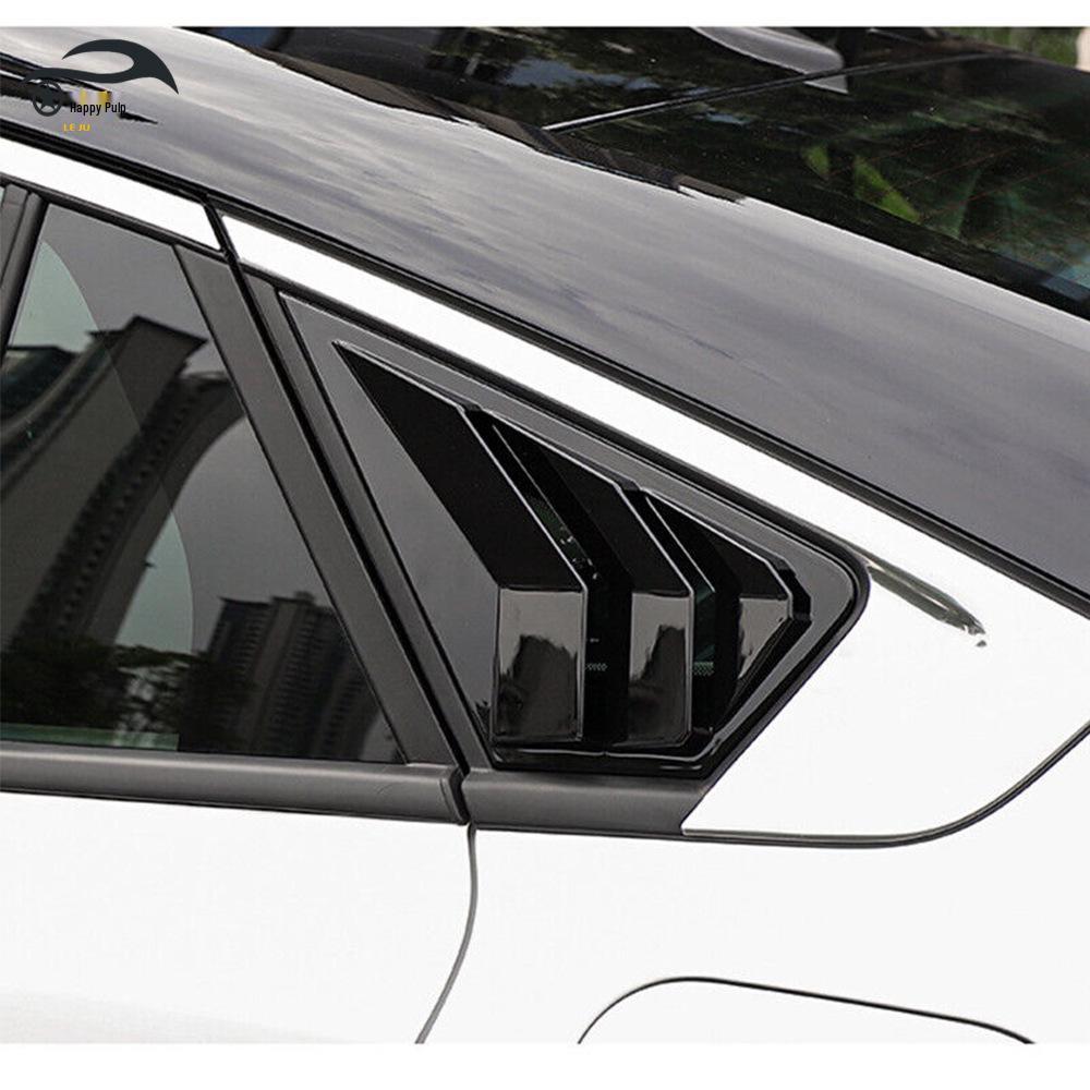 Modified Carbon Fiber Rear Triangle Window Louvers for 2022-2023 Ford Mondeo