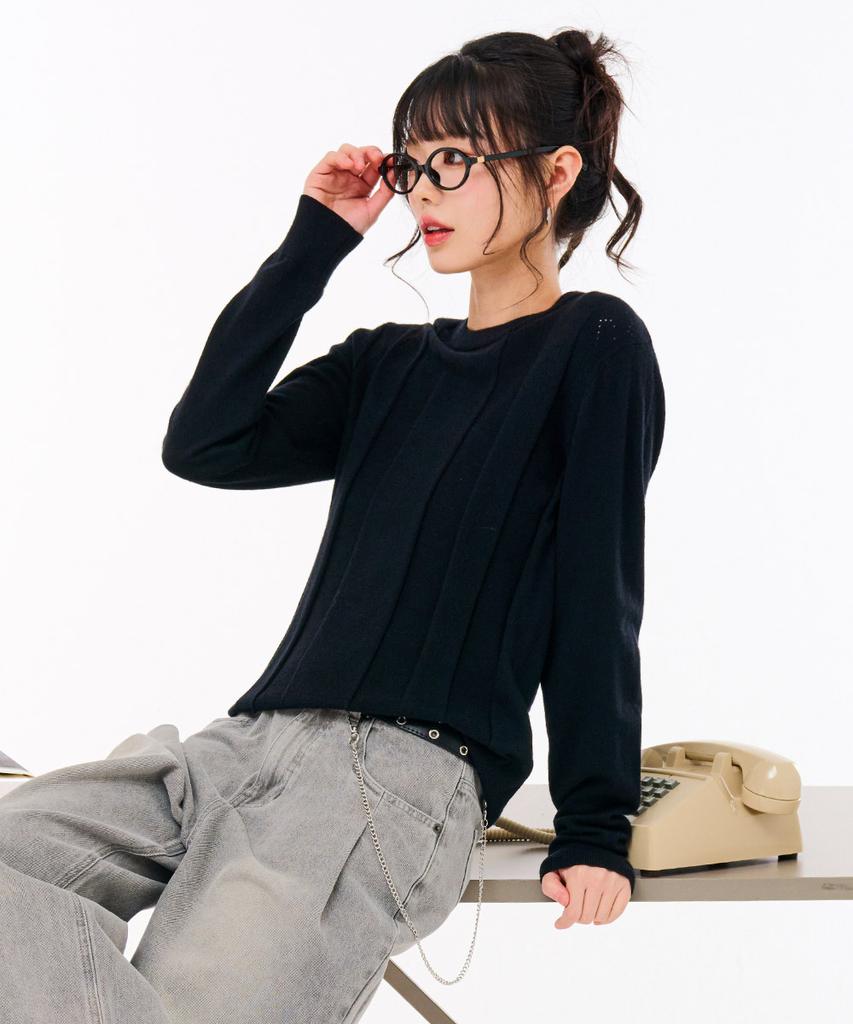 CHASECULT Women'S Crew Neck Sweater-Farg5262B03