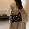 High texture 2025 spring new versatile tote women's small fragrant wind diamond chain bag single shoulder crossbody portable large bag