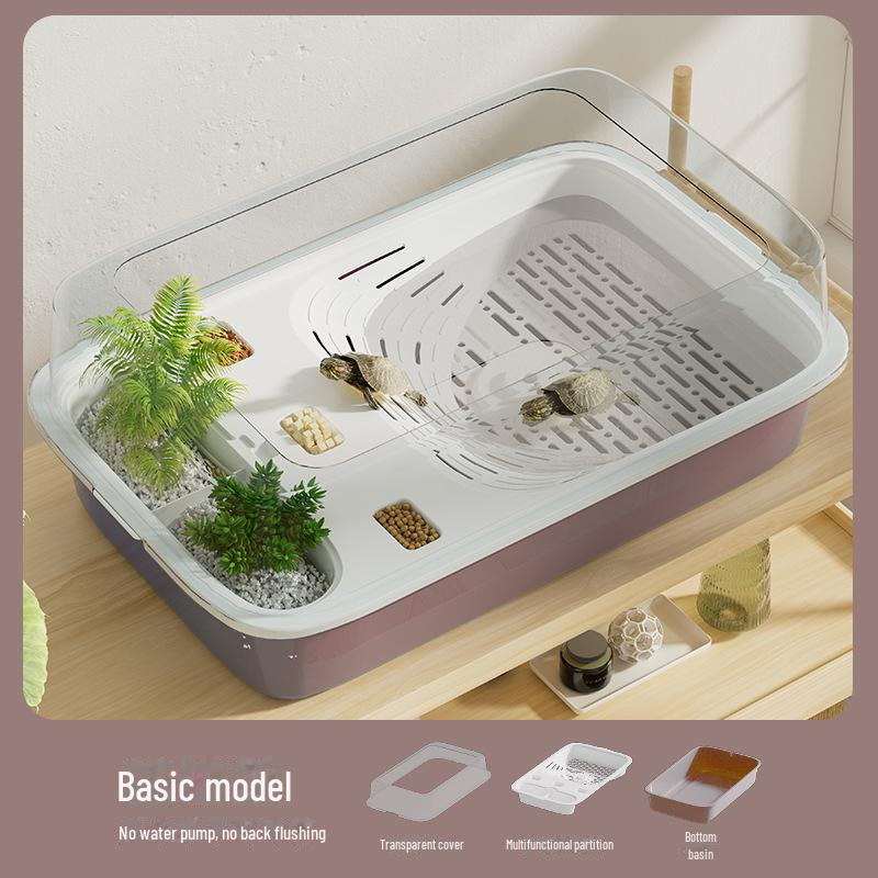 "Schildkrötenbecken": Heim-Landschaftsbau Öko-Aquarium für kleine/mittelgroße Schildkröten - Ideal für Balkon und Wohnzimmer"