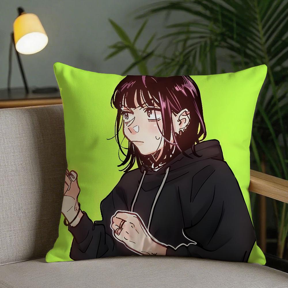 AAya OOosawa KKoga MMitsuki Pillow Case Square DoubleSided Printing Sofa Cushion Cover Pillowcase Bedroom Bedside