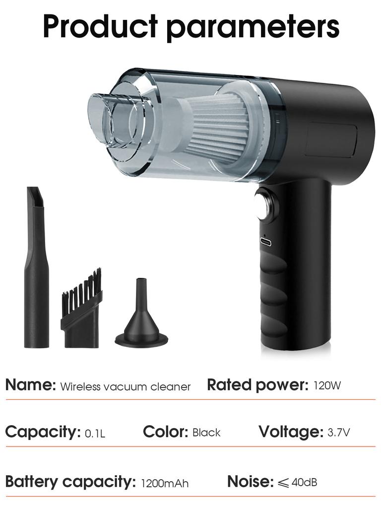 Portable Car Vacuum Cleaner 5500Pa Blowable Cordless Handheld Auto Vacuums Dual Use Mini Vacuum Cleaner For Car Home