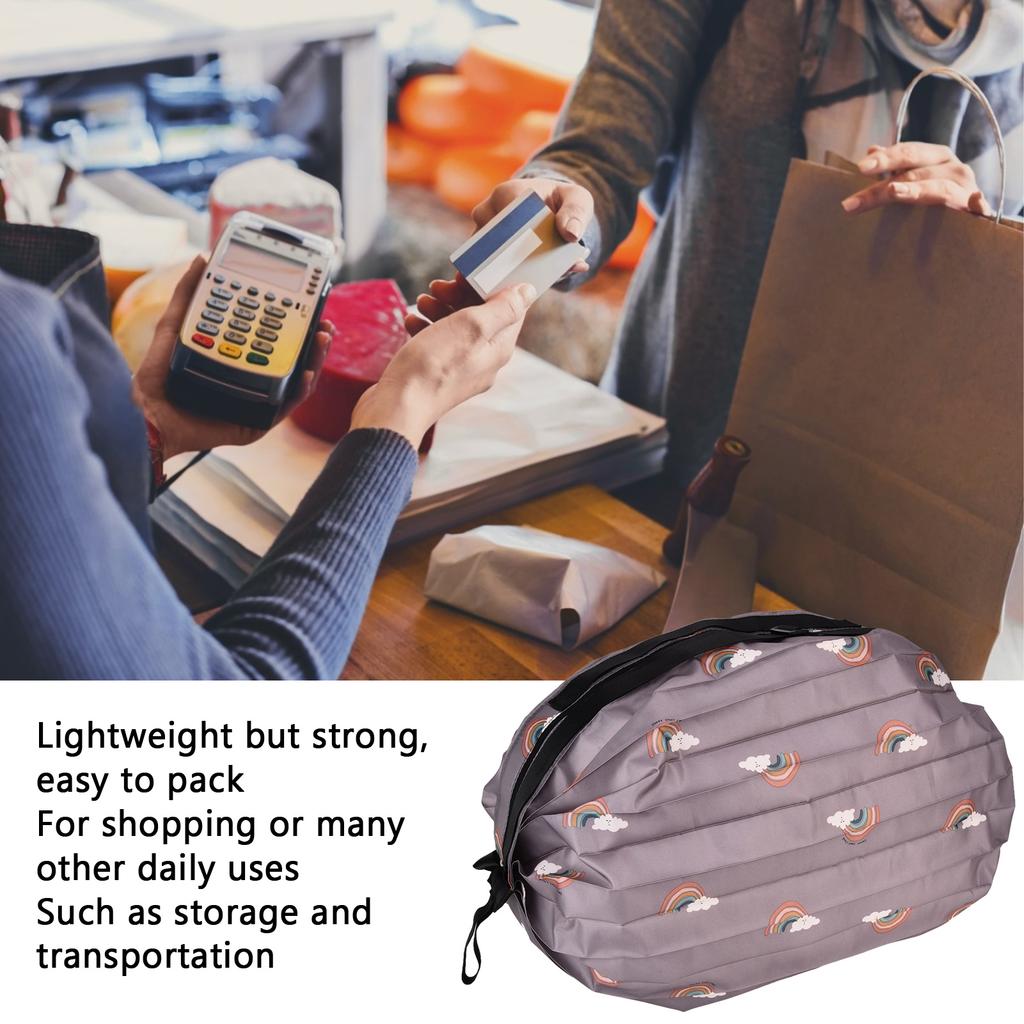 Stylish Shopping Backpacks Foldable Reusable Eco Friendly Grocery Bags for Shopping Travel
