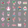 50 Flamingo Graffiti Cartoon Animal Stickers for DIY: Suitcases, Phones, Water Cups, Cars