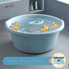Baignoire en plastique épaissie extra-large pour le bain de bébé et d'enfant - Bassin rond profond pour un usage domestique