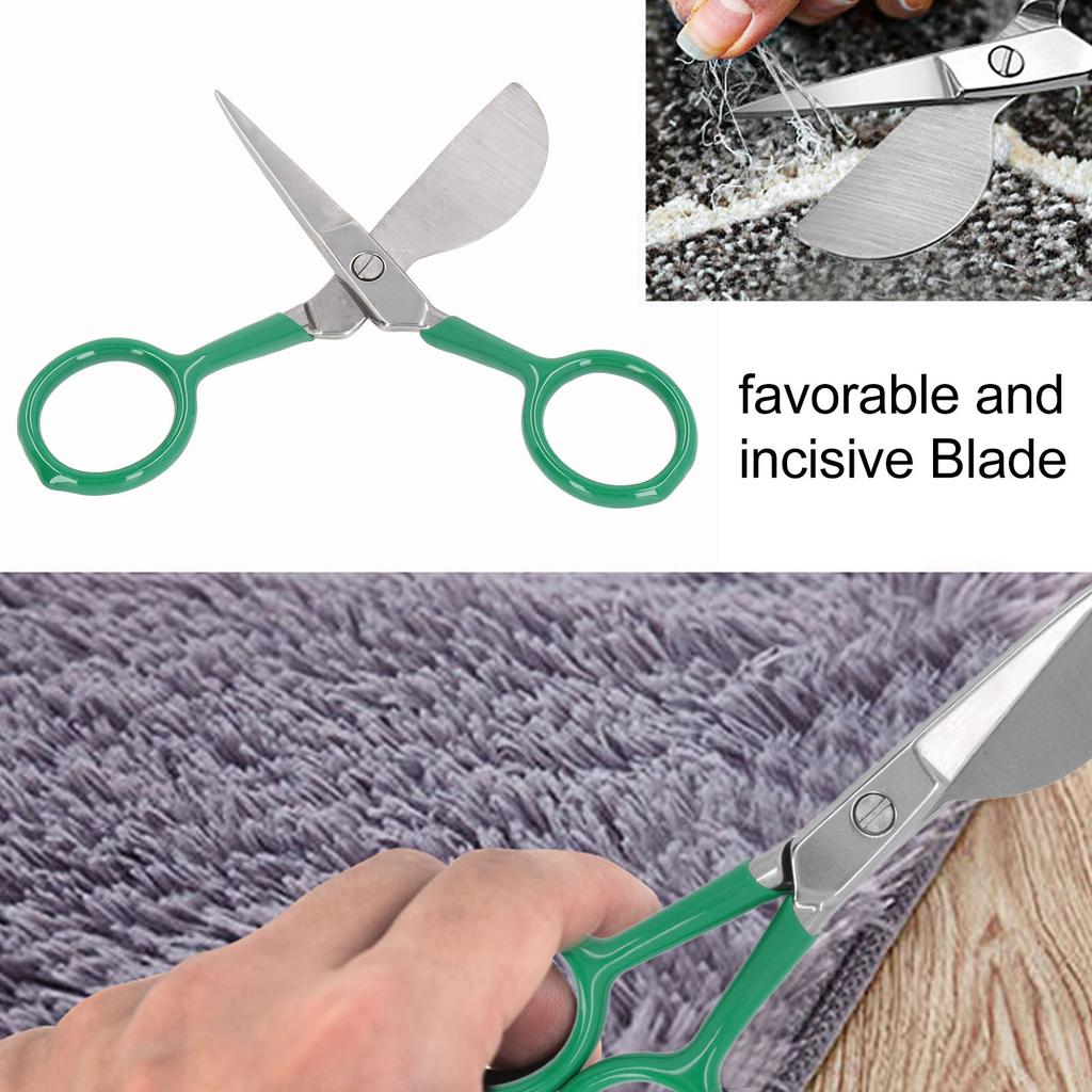 Tufting Carpet Shears   Portable Stainless Steel Duckbill Hairball Trimming Shears Carpet Cutter Tools