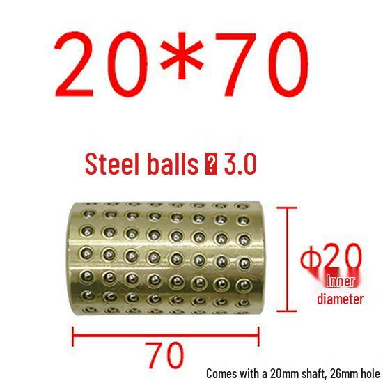 Golden Copper Ball Bearing Cage Mold Guide Bush Holder