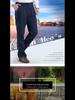 Men's High-Waist Elastic Jeans for Autumn/Winter - Loose, Deep Crotch, Casual Trousers for Middle-Aged and Elderly