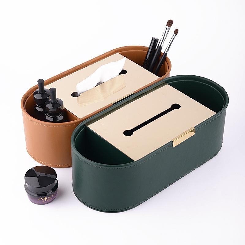 Creative Nordic Tissue Boxes Living Room Desktop Tissue Box Restaurant Napkin Storage Case Modern Decoration Organize Case
