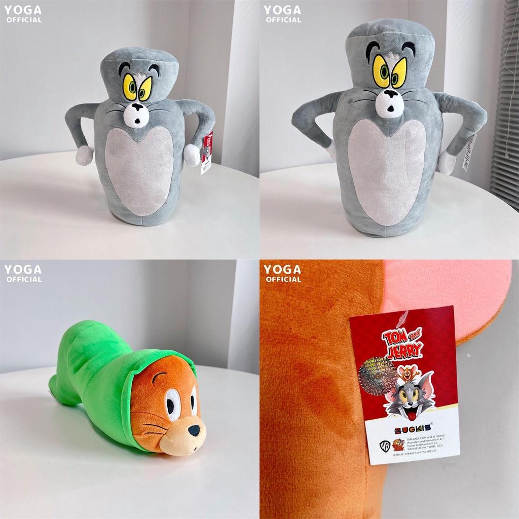 Adorable Tom And Jerry Deformed Plush Toy Doll Cuddly Cartoon Tom Cat Jerry Mouse Gift