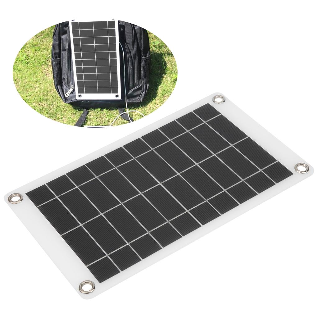 Solar Panel Portable Charger Plate Power Supply for Outdoor Mobile Phone 31x18cm