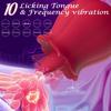 Tongue Clitoral Rose Vibrator, Sex Toys Vibration Stimulator for Women | Licking Rose Adult Toy | 10 Speed Vibrating