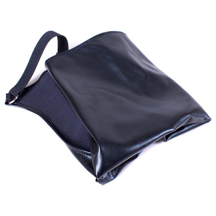 Aisile Erotyczna Czarna Mini Spódniczka Bodycon z PU z Odkrywającym Pośladki Designem do Dominacji na Zewnątrz.