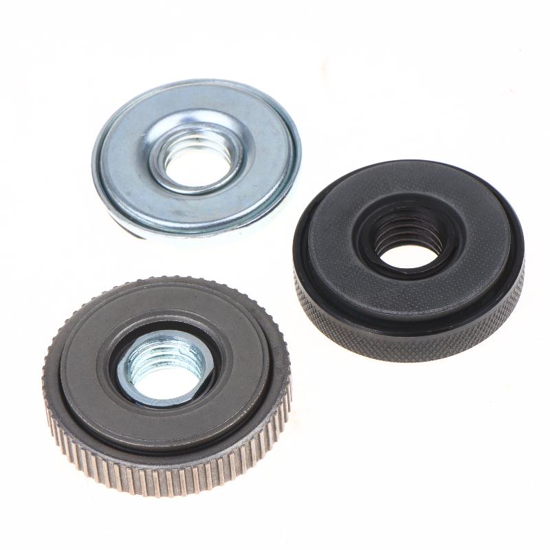 Thread Angle Grinder Self-Locking Pressing Plate Platen Quick Release Flange Nut Clamping Power Chuck Tools Parts