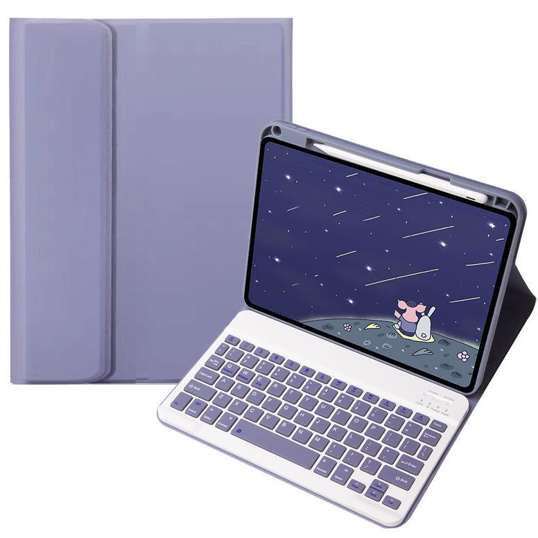 Compatible Bluetooth Keyboard Case for 2025 iPad11 A16, 10th Gen 10.9" with Pen Slot and Backlit Touchpad