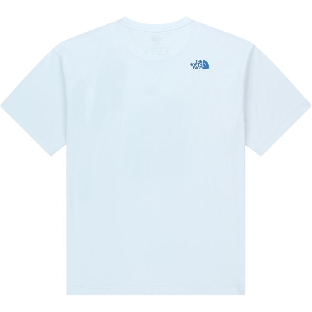 The North Face Letter Logo Round Neck Loose T-Shirt Men Tops White NT7UR13J