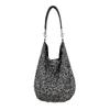 Korean Fashionable Casual Shiny Large-capacity Shoulder Bag Women's 2025 Light Luxury Niche High-end Beaded Tote