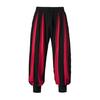 Men Pants Cotton Linen Casual Trousers Loose Fit Elastic Waist Color Block Design Relaxed Fit Long Pants Daily Wear