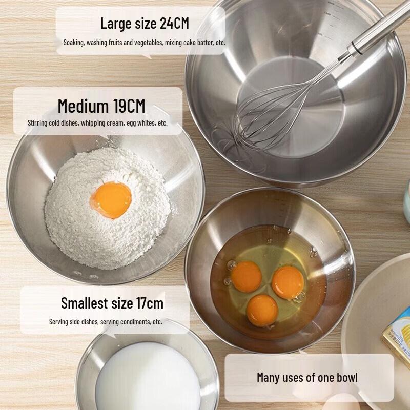 ZISIZ Food Grade Stainless Steel Basin