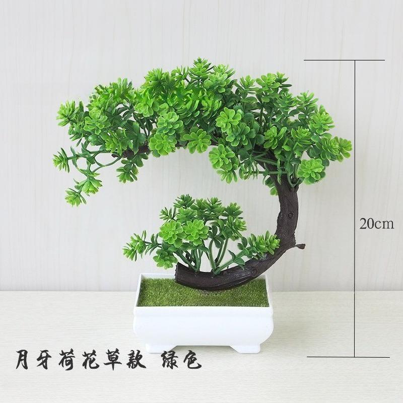 

Искусственные Растения Декор Горшечное Бонсай Маленькое Дерево Горшок Искусственное Растение Горшечный Дзен Сад Украшения Стол Дом Комната Декор зелёный