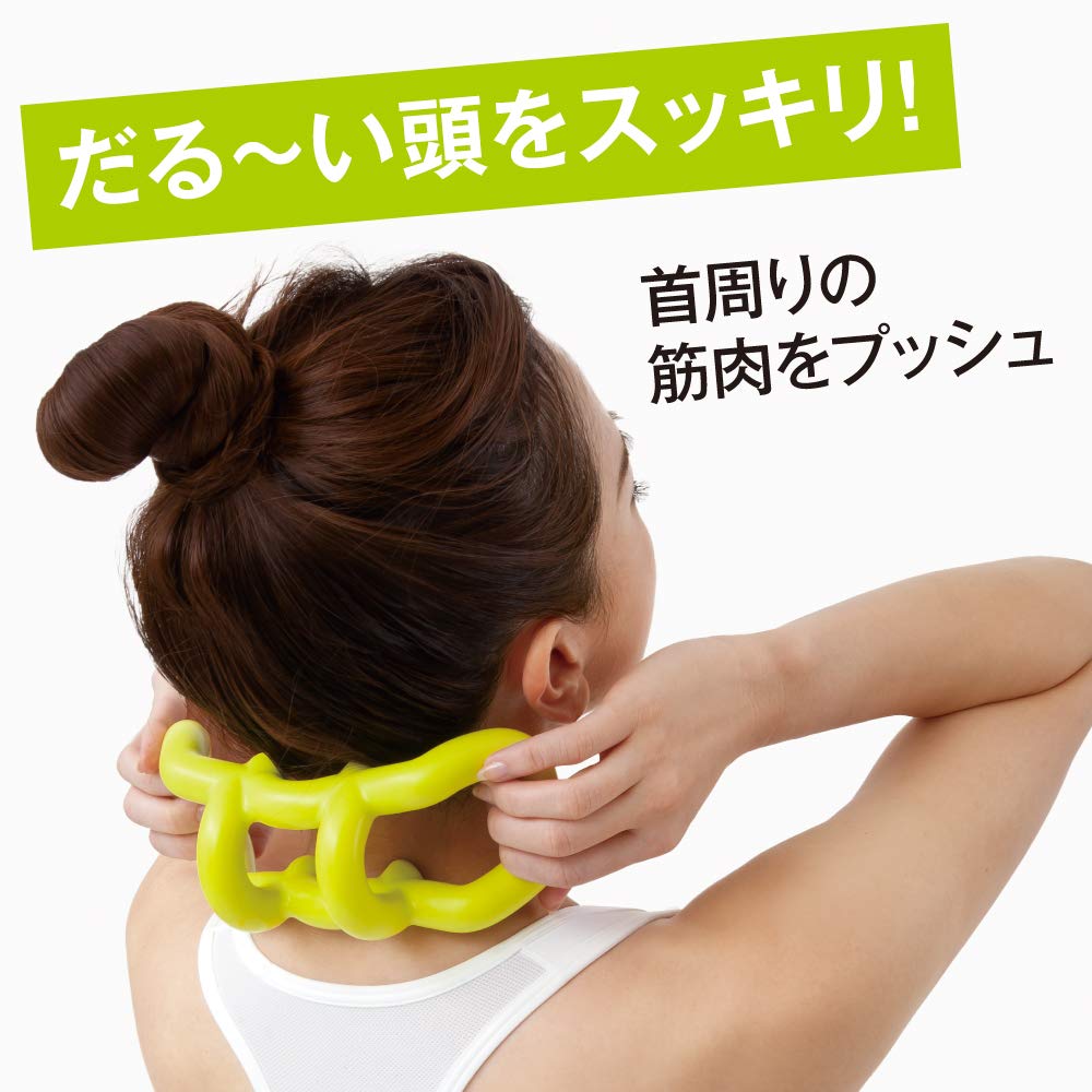 Alphax Massage Stretch and Head Pressure Point Relief Neck Yellow Neck, Shoulder, Relief,