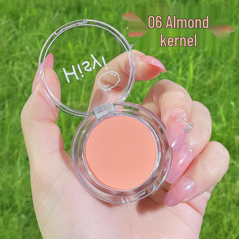 HISYI Nude Makeup Blush & Highlighter: Fine Shimmer Matte Contour & Eyeshadow