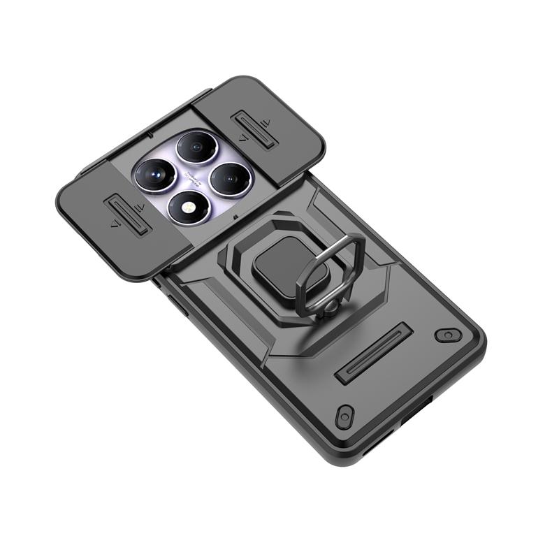 Case For Redmi Note 14 Pro 4G Case Redmi Note 14 Pro Ring Holder Magnetic Back Cover For Redmi Note 14 Pro 4G Push Window Case