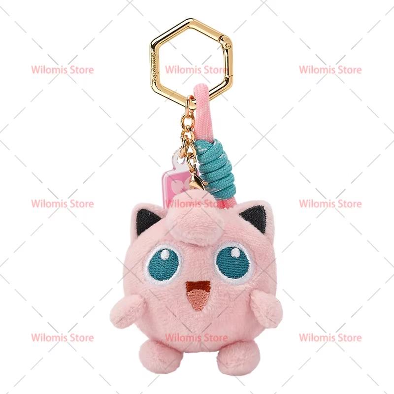 32 Styles Original Pokemon Plush Keychain Pikachu Bulbasaur Gengar Mimikyu Plusle Minun Cute And Charming Backpack Pendant Keyring Present