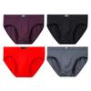 4 PCS Men's Briefs Mid‑Waist Soft Breathable Underwear Comfortable Male Underpants L XL XXL 3XL 4XL 5XL