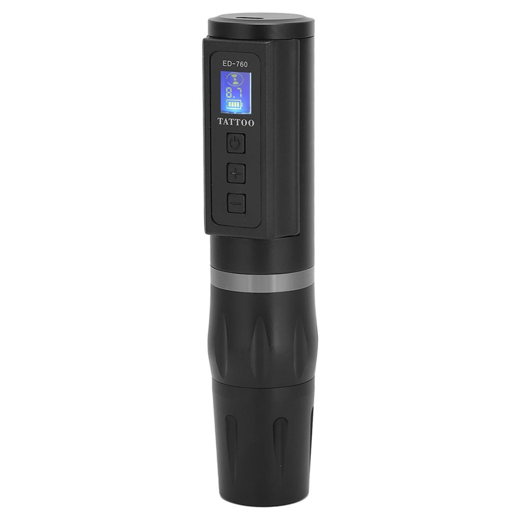 Cordless Tattoo Pen Machine Aluminum Alloy Frame Digital Display High Speed Tattoo Machine